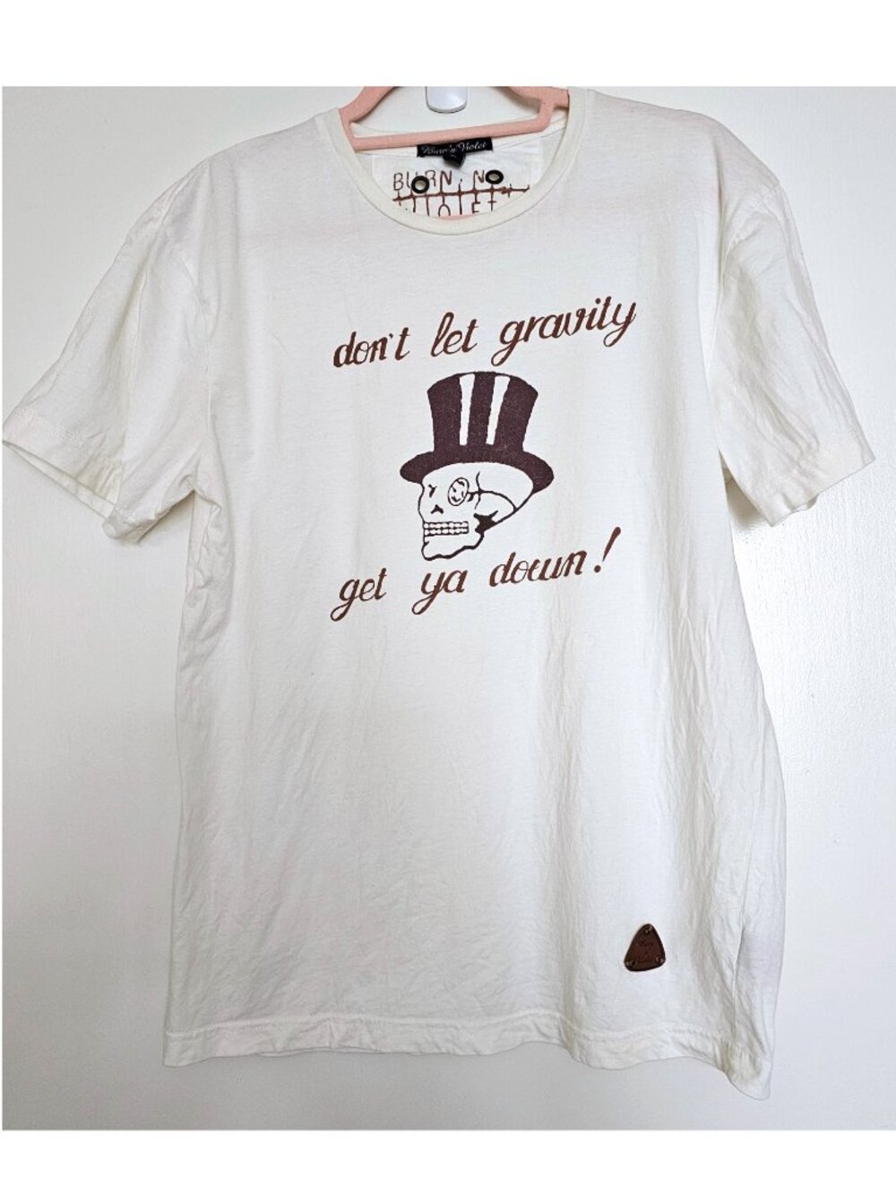 Burn’n’Violet Short Sleeve Graphic Printed T-Shirt Tee S